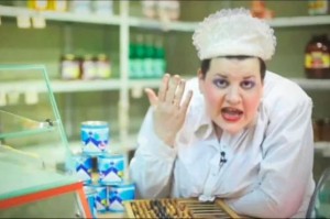 Create meme: the cashier, saleswoman, angry shop assistant