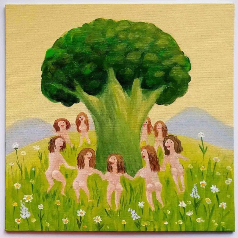 Create meme: painting of adam and eve, pictures , adam eve