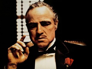 Create meme: don Corleone Smoking a cigar, don Corleone, Vito Corleone