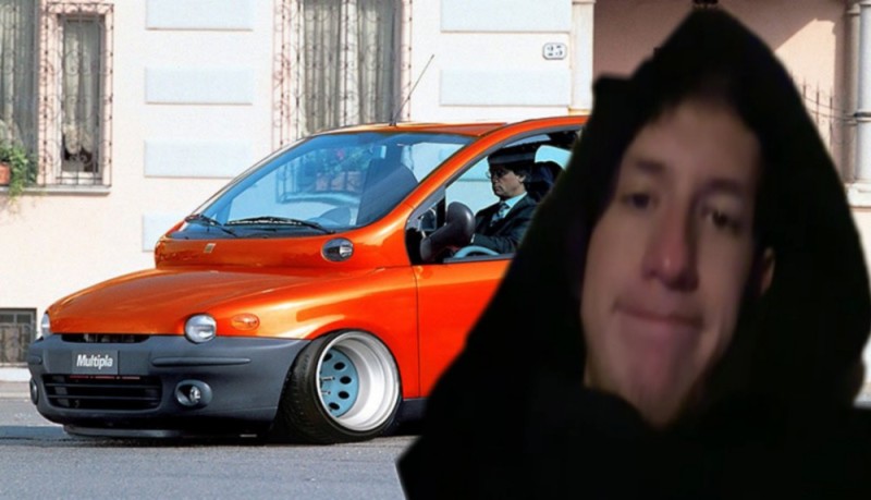 Создать мем: fiat multipla stance, fiat multipla стенс, авто