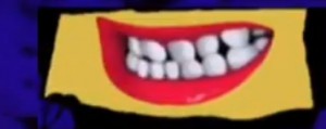 Создать мем: шаблон рот с зубами, зубы, klasky csupo robot logo 1998