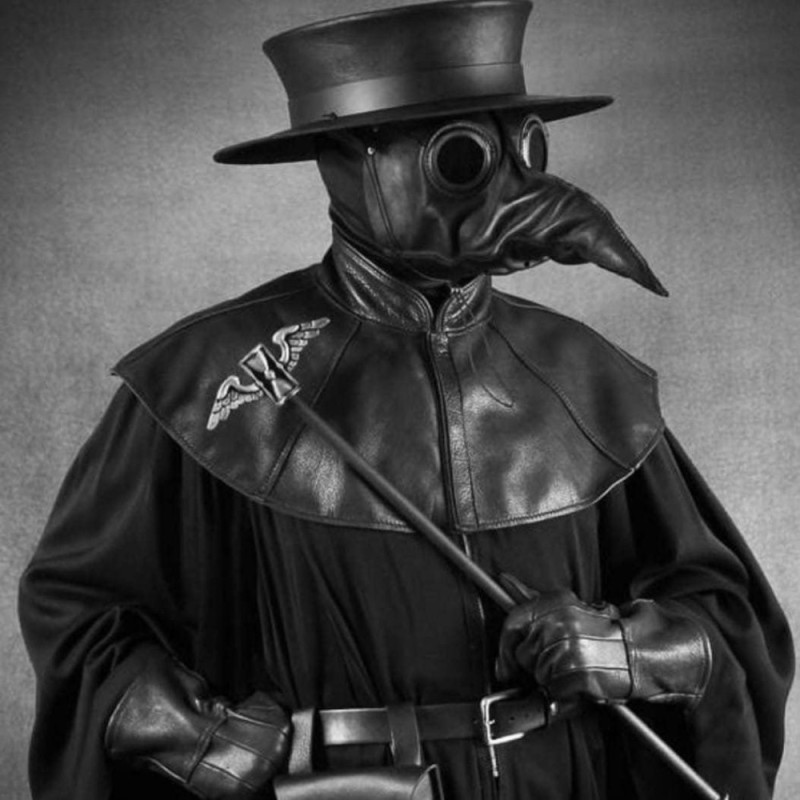 Create meme: the costume of the plague doctor, the mask of the plague doctor, Charles de lorme the plague doctor