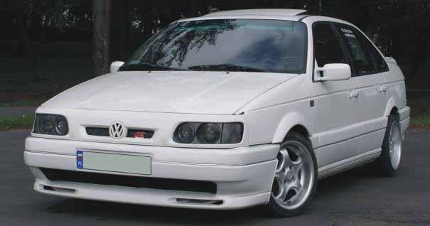 Create meme: front bumper rieger volkswagen passat b3, volkswagen passat b3, body kit passat b3 sedan