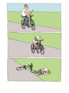 Создать мем: велосипед палка в колесо, мем велосипед палки в колеса шаблон, палка в колесо мем