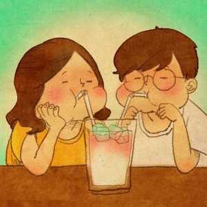 Create meme: puung, love the illustrations, drinking