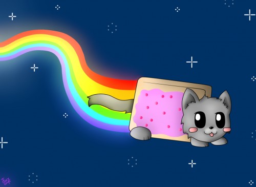 Create comics meme "Nyan cat (Nyan cat , nyan cat ...