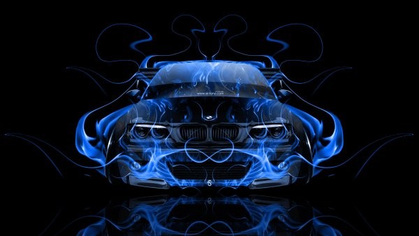 Create meme: bmw m5 neon, fire engine, fire BMW