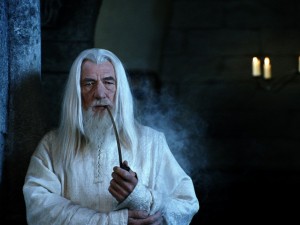Create meme: Gandalf the Lord of the rings, Gandalf casts a spell, Gandalf the white