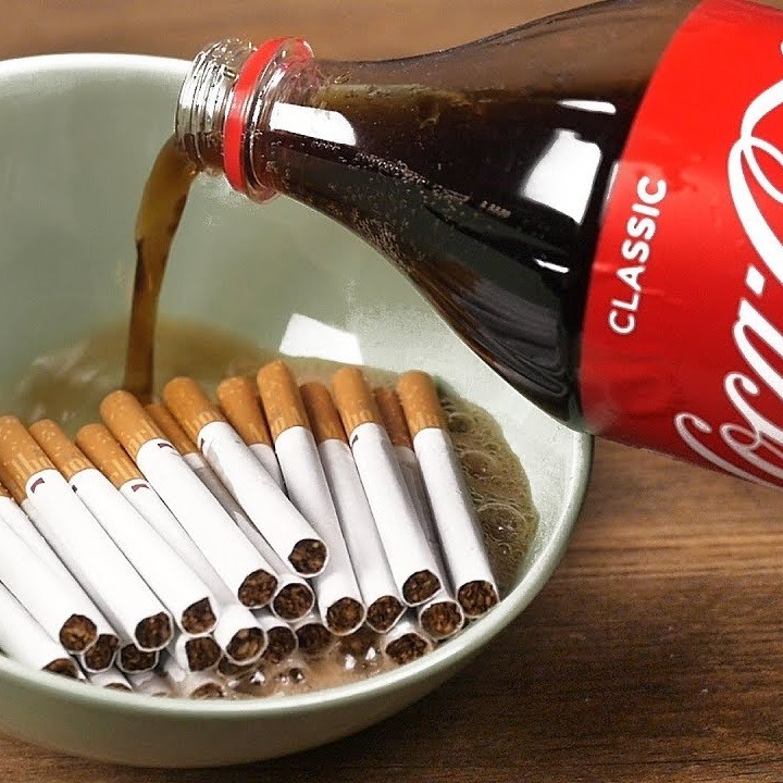 Create meme: cola cigarettes, Coca Cola, coke life hack