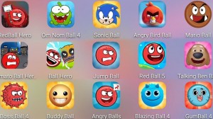 Создать мем: red ball, om nom ball, red ball 5