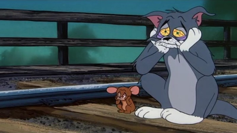 Create meme: sad Tom from Tom and Jerry, Tom cat from Tom and Jerry, sad fact