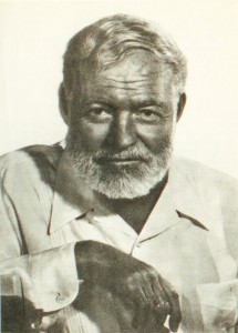 Create meme: the old man and the sea, a farewell to arms, Hemingway patriotism