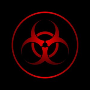 Создать мем: квадратный значок биохазард, biohazard symbol, биохазард знак биохазард