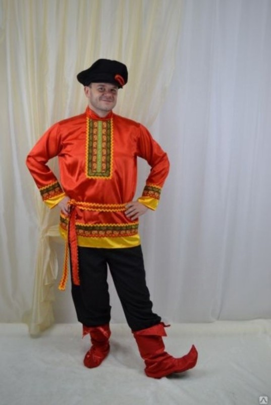 Create meme: yuneman kosovorotka, Russian men's suit, Russian folk costume for men