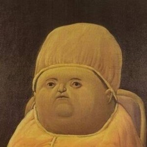 Create meme: Fernando Botero pope leo x