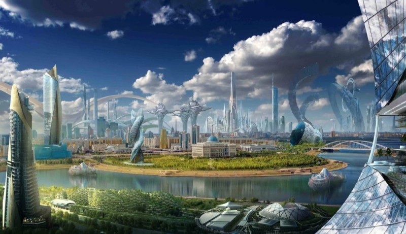 Create meme: city of the future project, background the city of the future, astana city 2030