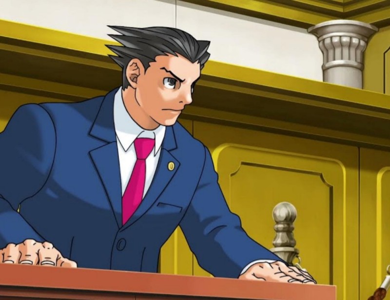 Create meme: ace attorney phoenix wright, ace attorney 7, ace attorney Phoenix Wright hold it