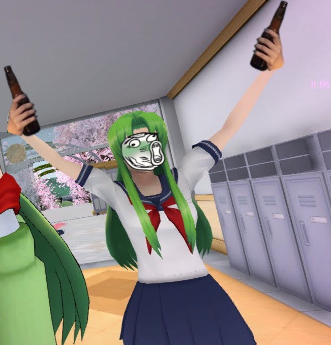 Create meme: yandere simulator characters, yandera simulator, Midori yandere simulator