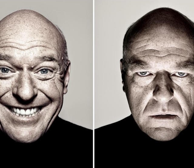 Create meme: Funny and sad Dean Norris, Dean Norris frowning, male portrait photography