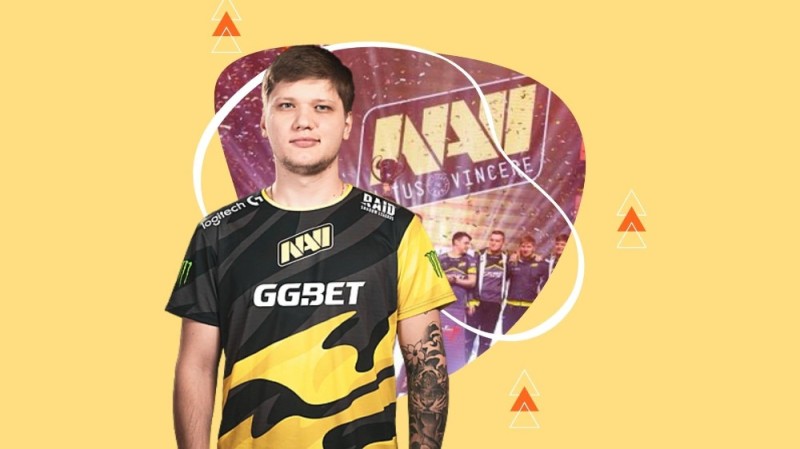 Create meme: cs go simple, blast premier 2021 s1mple, navi dota 2