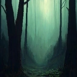 Create meme: mystical forest, background dark forest, gloomy forest background