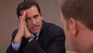 Create meme: Michael Scott the office