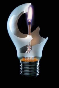 Create meme: electricity, bulb