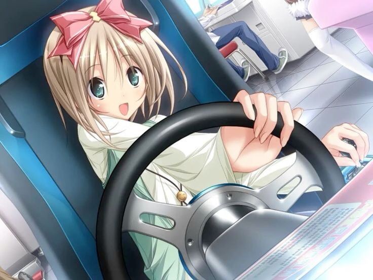 Create meme: anime machine, anime drawing with a car, anime girl and car