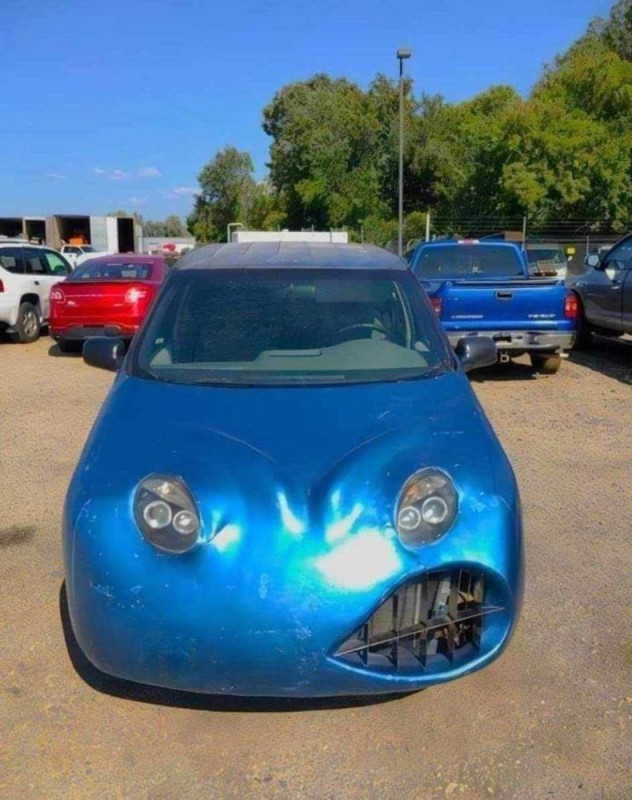 Create meme: an unusual car, the funniest machine, The car is funny