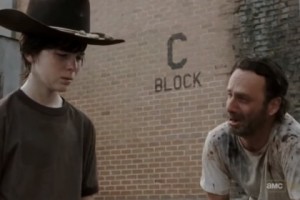 Create meme: carl, rick grimes, the walking dead TV series