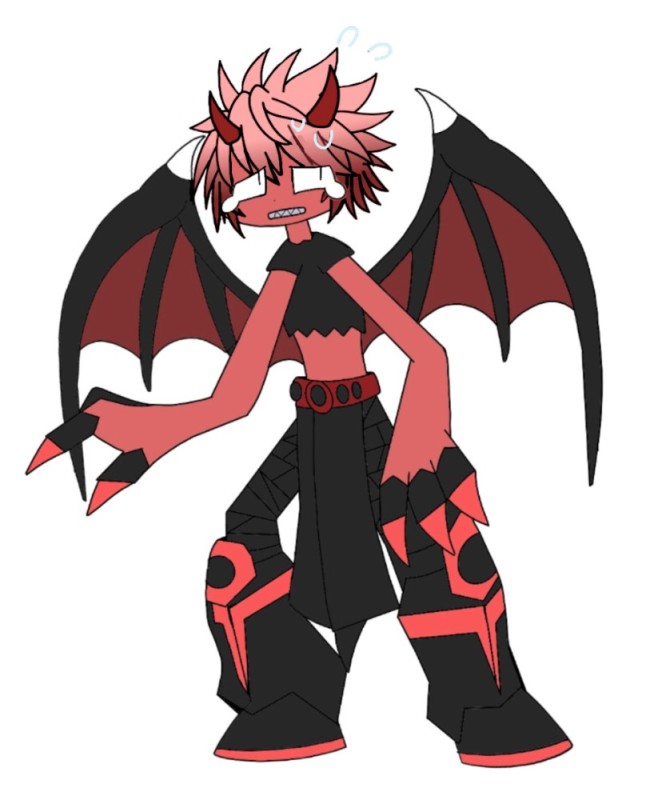 Create meme: gacha life demon boy, gacha life demon, demon gacha