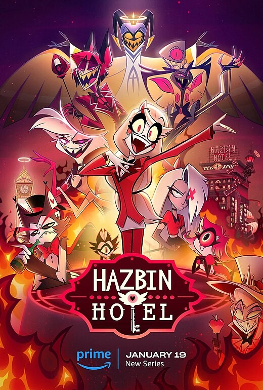 Create meme: the hotel hasbeen, the hotel hasbeen angel, Khazbin Hotel season 1