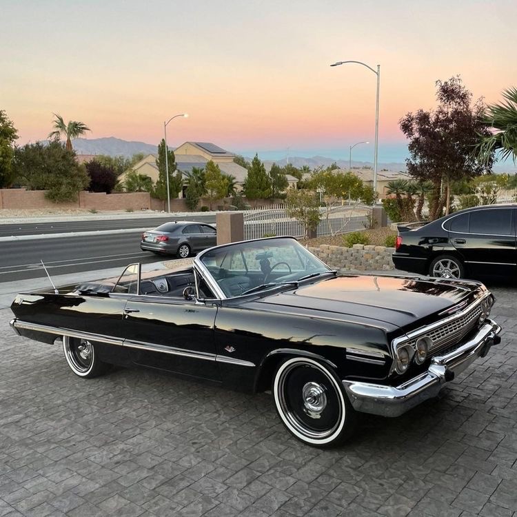 Создать мем: шевроле импала 67, импала кабриолет, chevrolet impala 1963