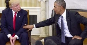 Create meme: meeting trump and Obama, Barack Obama, Barack Obama and Donald trump