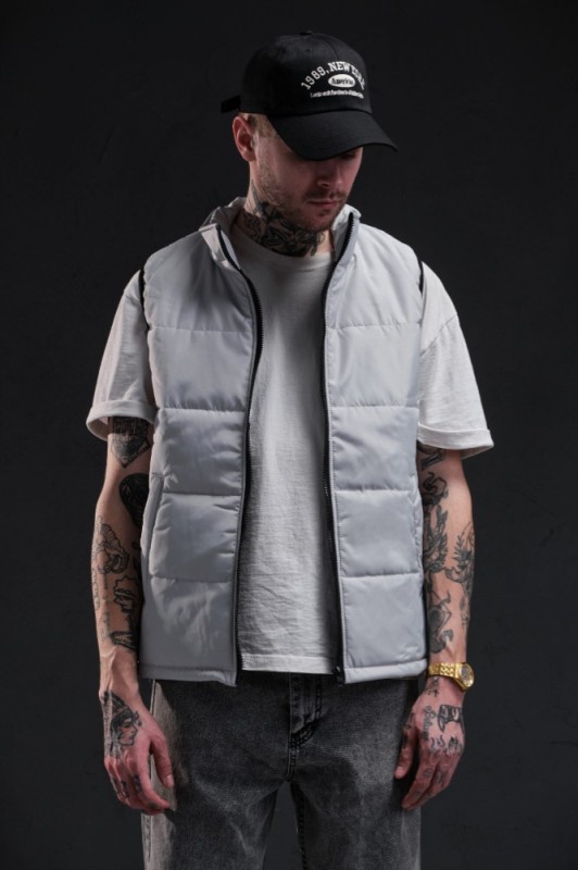 Create meme: men's vest, The stone island vest, men's dior vest