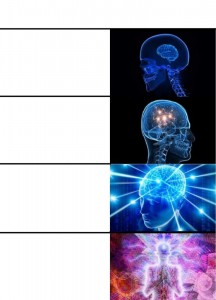 Create meme: brain, meme about the brain overmind, the overmind meme template