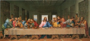 Create meme: the last supper (1495-1498), the mystery of the last supper by Leonardo da Vinci, Leonardo da Vinci paintings the last supper