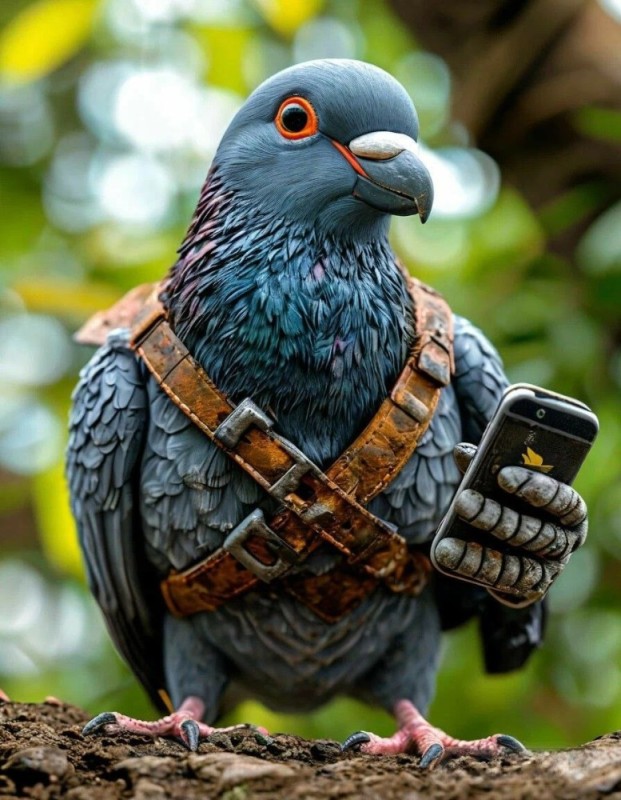 Create meme: cool pigeon , pigeons, funny pigeon