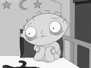 Create meme: Stewie Griffin insomnia