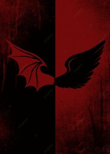 Создать мем: ангел демон, дьявольские крылья, демон крылья