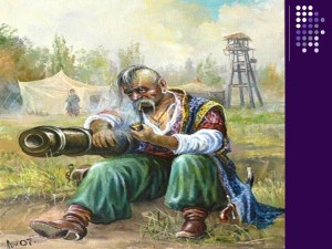 Create meme: Zaporozhian host, Zaporizhzhya Sich Cossack, Kozak picture