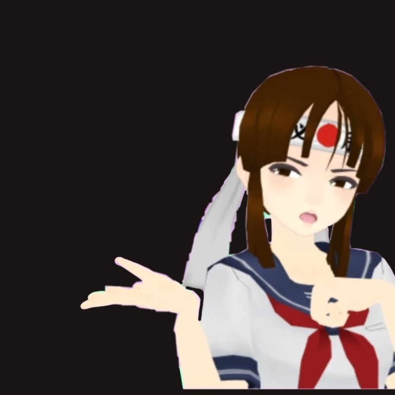 Create meme: yandere simulator, Yandere simulator by Ayano Aishi, yandere simulator characters