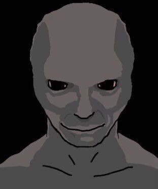 Create meme: wojak background, tired just a little, darkness