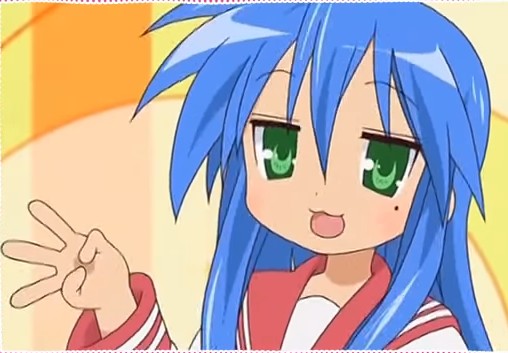 Create meme: lucky star , lucky star out of touch, lucky star anime