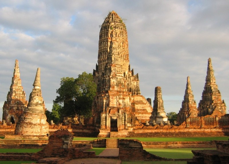 Создать мем: древняя столица тайланда аюттхая, historic city of ayutthaya, храм ват чайваттханарам