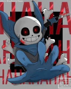 Create meme: sans, horror sans