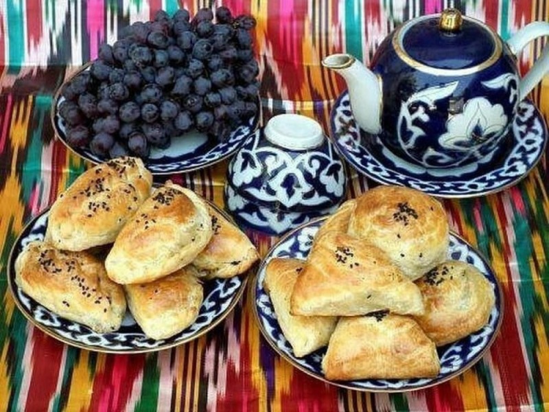 Создать мем: субҳ ба хайр, субҳ ба хайр дустон, блюда узбекской кухни