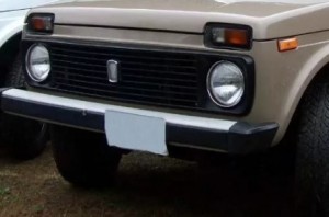 Create meme: grille Niva urban, white front Lada Niva, fog lights in the bumper Niva 2131