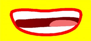 Создать мем: рой лихтенштейн хот дог, bfdi mouth, мультяшный рот