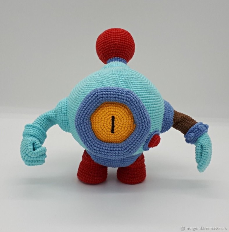 Create meme: minion bob amigurumi, knitted brawl stars toys, crocheted toys